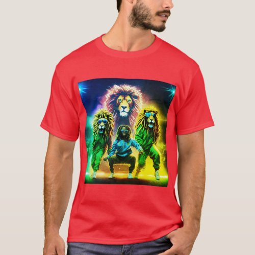 Roar in Rhythm Lion Hip Hop Dance T_Shirt T_Shirt