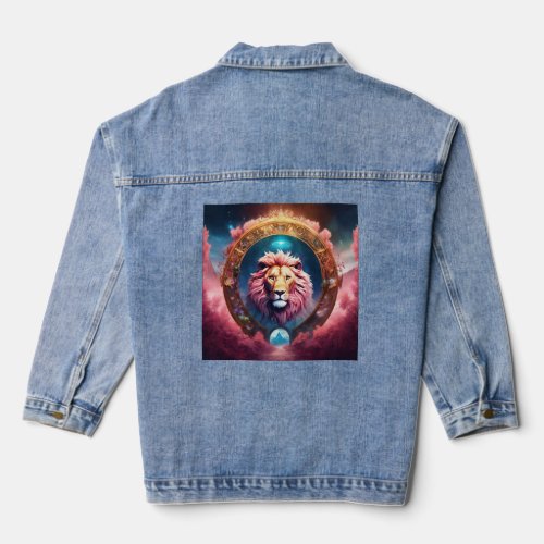 Roar in Style Lion_Inspired Denim Jacket Denim Jacket