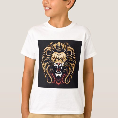 Roar in Style Majestic Tiger Graphic T_Shirt