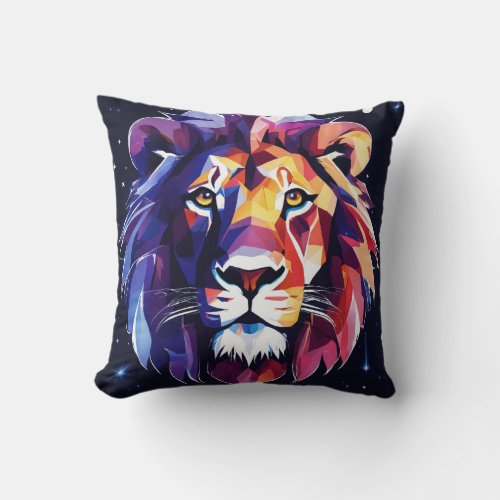 Roar in Style The Latest Kushan Tiger Design Throw Pillow