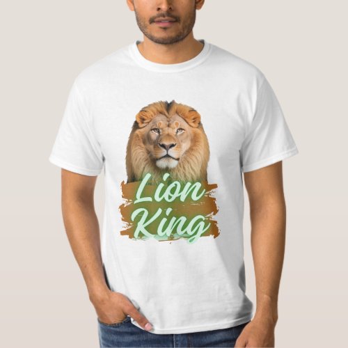 Roar in Style with Lion King Printed T_shirt