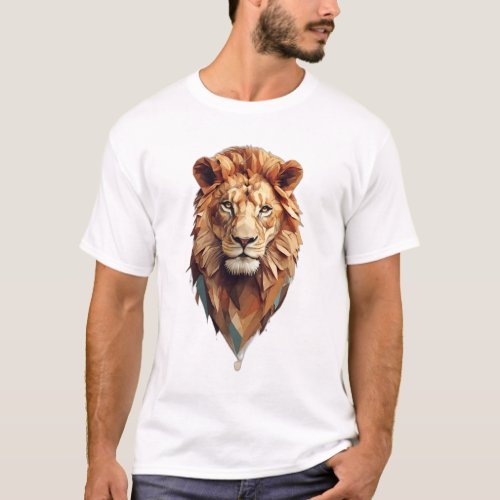 Roar in Style with Our Modern Lion T_Shirt Designs