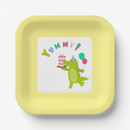 Roar into Fun with a Dino_Mite Party Paper Plates