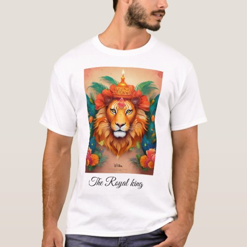 Roar  into stylemajestic lion Graphic T_Shirt
