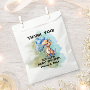 Roar It's A Boy Baby Shower Favor Bags