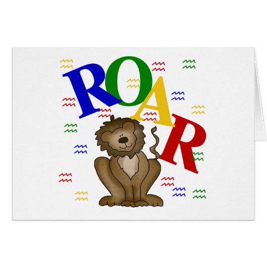 Roar Lion T-shirts and Gifts (Front Horizontal)