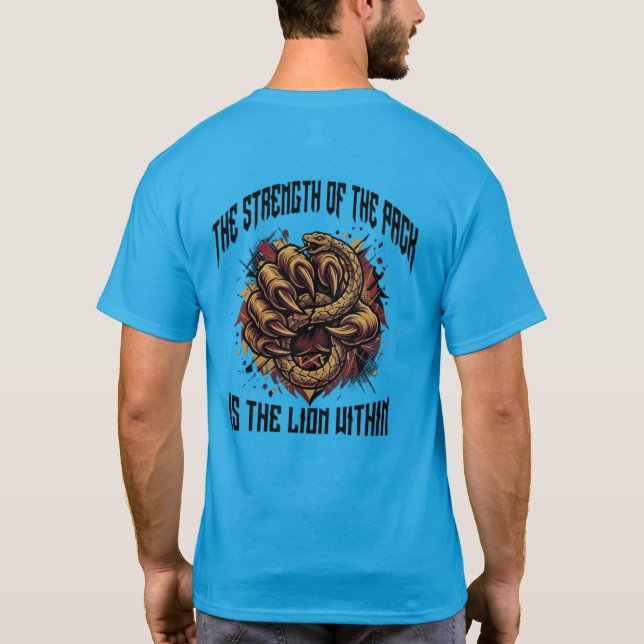 Roar Louder Lion T-Shirt – Strength Of The Nation  (Back)