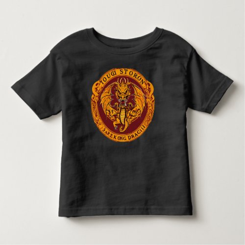 Roar of Champions Geometric Lion Logo Designs Toddler T_shirt