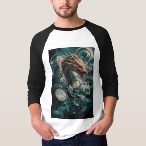 Roar of Legends Dragon Canvas T_Shirt
