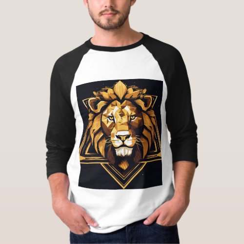  Roar of Majesty Angry Lion Face Paint T_S T_Shirt