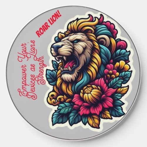 Roar of Power Lion Design Wireless Charger