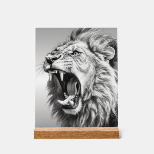 Roar of the Lion  Acrylic Sign
