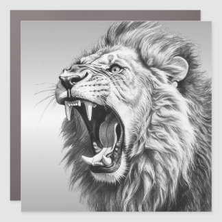 Roar of the Lion  Car Magnet