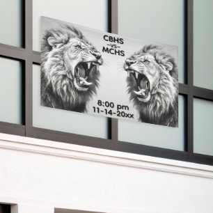 Roar of the Lion Custom Text Images Banner