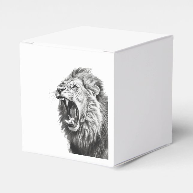 Roar of the Lion  Favor Boxes (Front Side)
