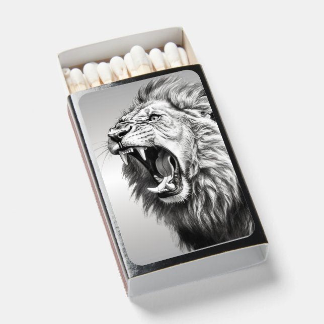 Roar of the Lion  Matchboxes (Front Open)