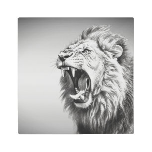 Roar of the Lion  Metal Print