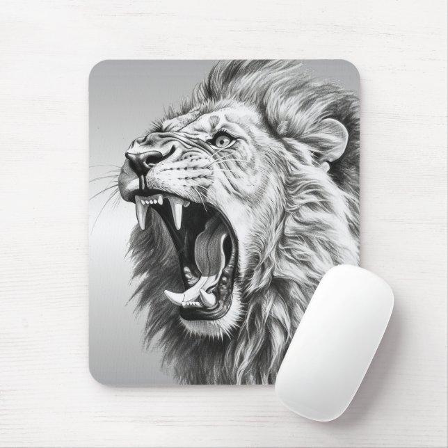 Roar of the Lion  Mouse Pad (With Mouse)