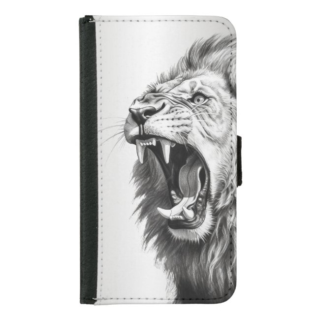 Roar of the Lion  Samsung Galaxy Wallet Case (Front)