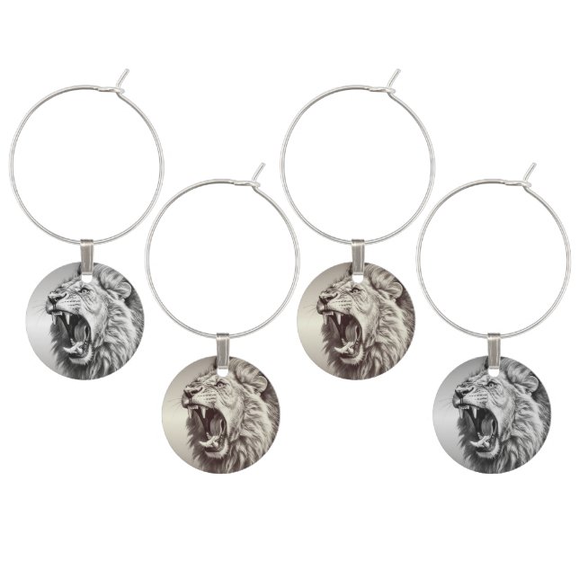Roar of the Lion  Wine Charm (Staggered)