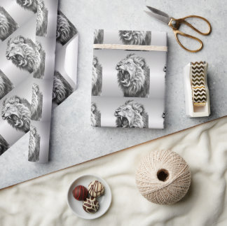 Roar of the Lion  Wrapping Paper