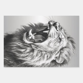 Roar of the Lion  Wrapping Paper Sheets