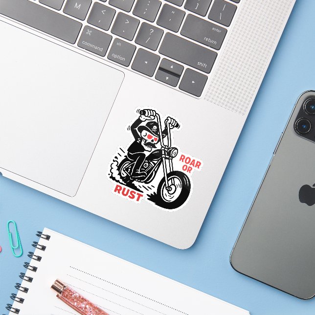 Roar or Rust Sticker (Laptop w/ iPhone)