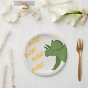 Roar Party Animals Birthday Paper Plates