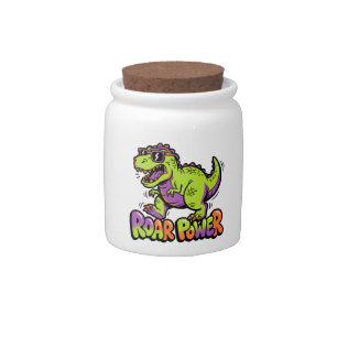 Roar Power Cool T-Rex Dinosaur Candy Jar