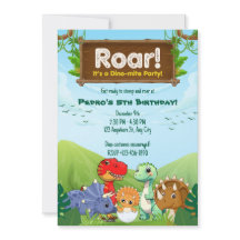 Roar-some Blue & Green Dinosaur Birthday Party