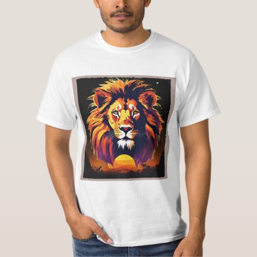 Roar  Stripes Majestic Tiger Portrait T_Shirt