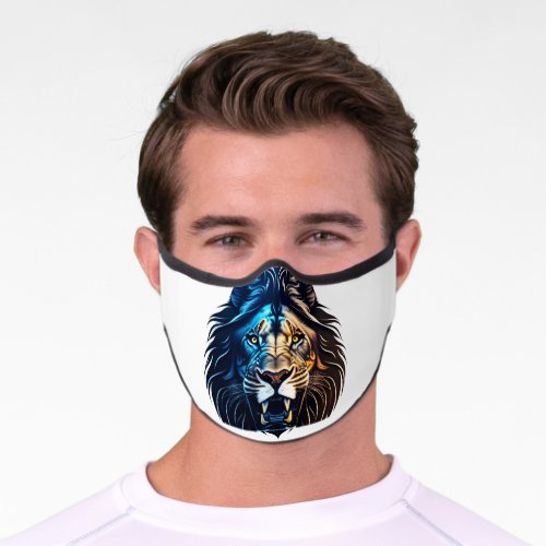 Roar with Confidence in the Lion Adult Premium Mas Premium Face Mask