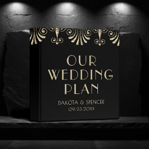 Roarin 20s Decadence   Sepia Gold Photo Scrapbook 3 Ring Binder