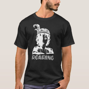 Roaring 1920s Great Gatsby Glamorous Woman Flapper T-Shirt
