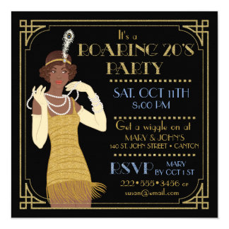 Roaring 20s Invitations & Announcements | Zazzle