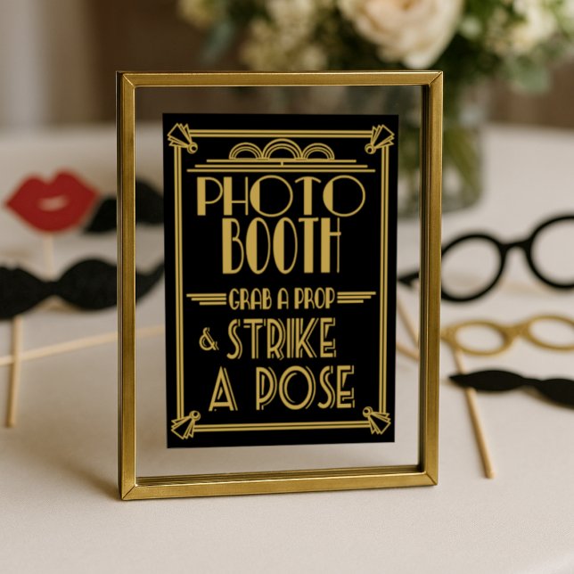 Roaring 20's Art deco Photo Booth print (Creator Uploaded)