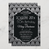 Roaring 20s Birthday Invitation