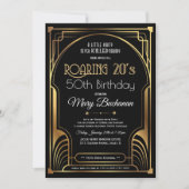 Roaring 20s Birthday Invitation (Front)