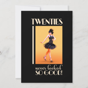 Roaring 20s Birthday Party Invitation