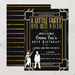 Roaring 20s Invitations | Zazzle