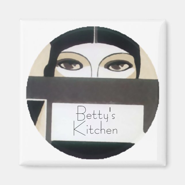 Roaring 20s Gal Personalized Magnet (Front)
