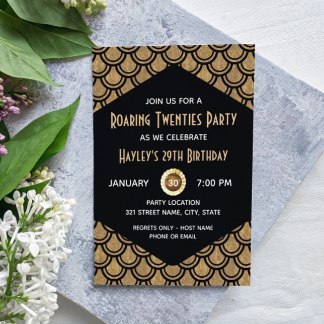 Roaring 20's Party Invitation (Creator Uploaded)