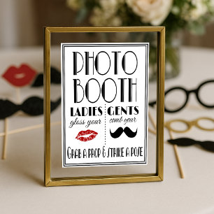 Roaring 20s Photo Booth Sign – Wedding Print