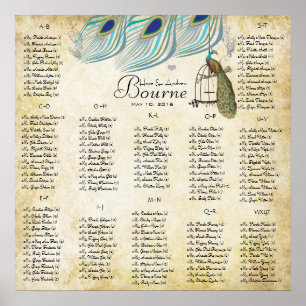 Roaring 20's Seating Chart 12 Tables