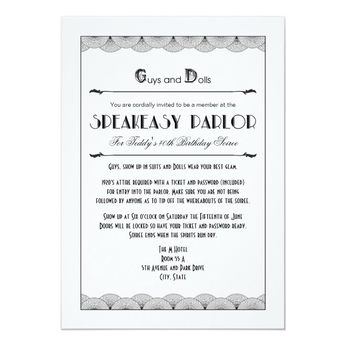 roaring twenties invitation template roaring 20 s speakeasy theme invitations zazzle roaring twenties invitation template roaring 20 s speakeasy theme invitations zazzle