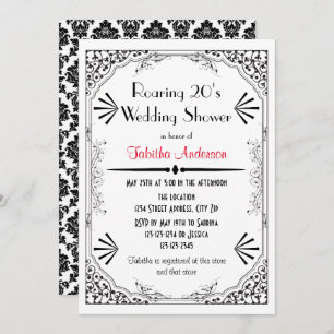 Roaring 20s - Wedding Shower Invitation