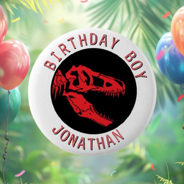  Roaring Birthday Surprise Button (Roaring Dino Birthday Surprise Button: Unleash the Fun!)