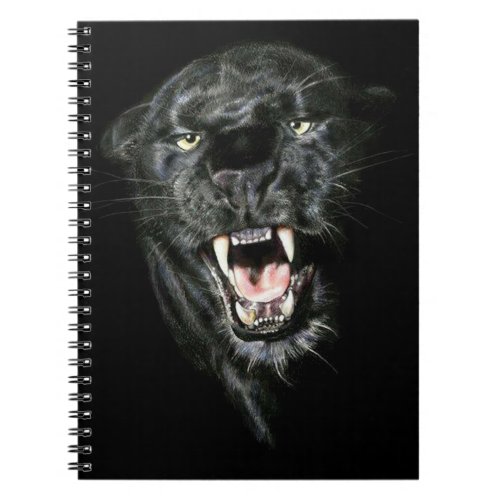 Roaring Black Panther Notebook