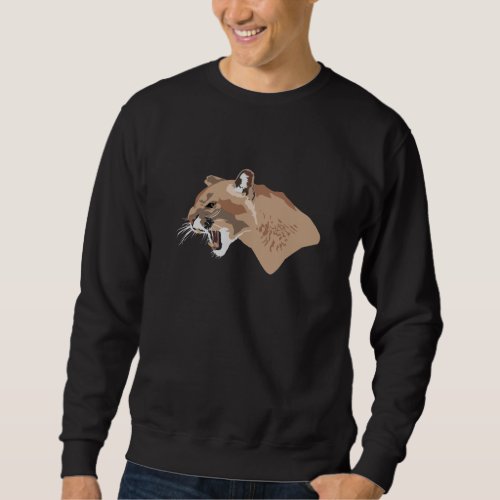 Roaring Cougar  Sweatshirt