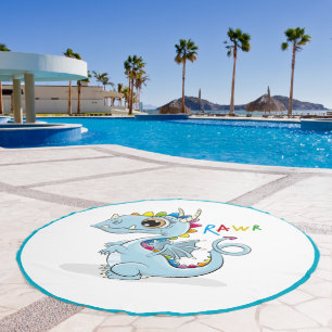 Roaring Dragon Beach Towel